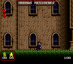 Addams Family, The (USA) In game screenshot
